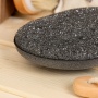 Мочалка банная,большая ,15*11см,древесный уголь